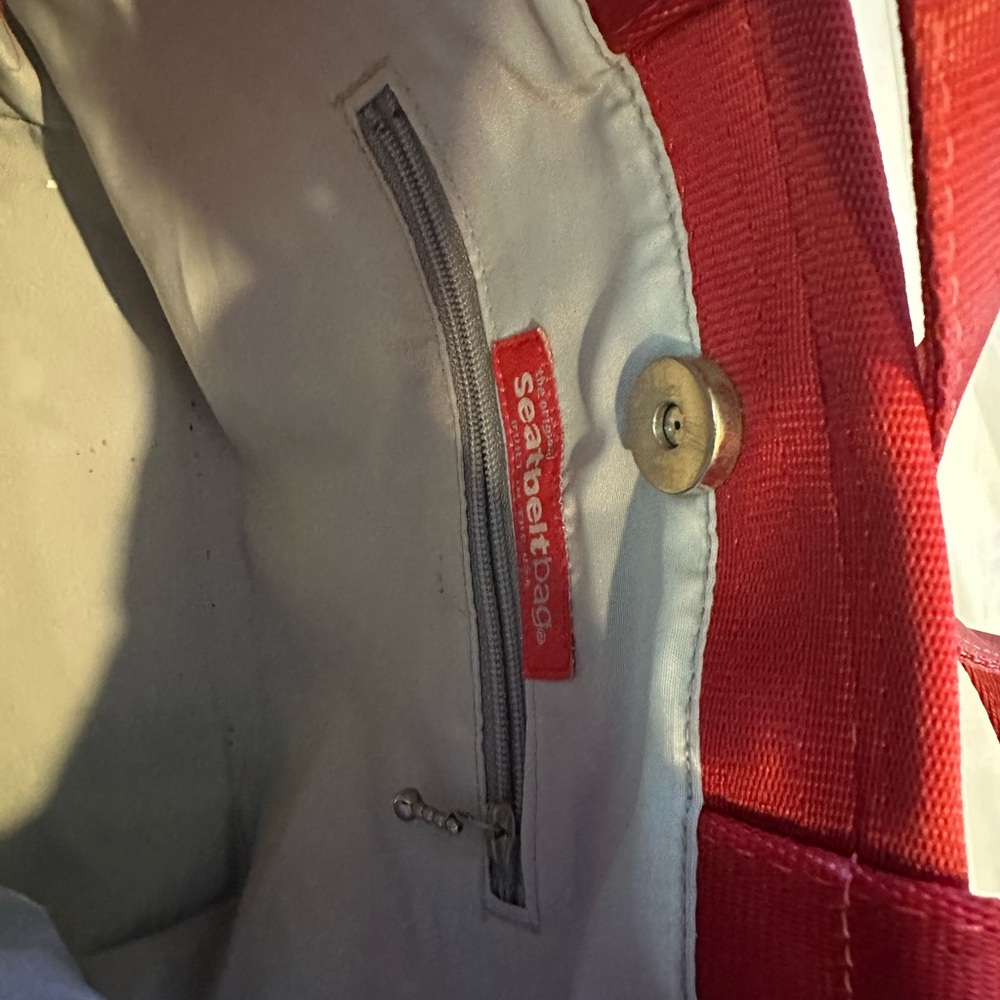 Red Seatbelt Bag - Picture 3 of 11